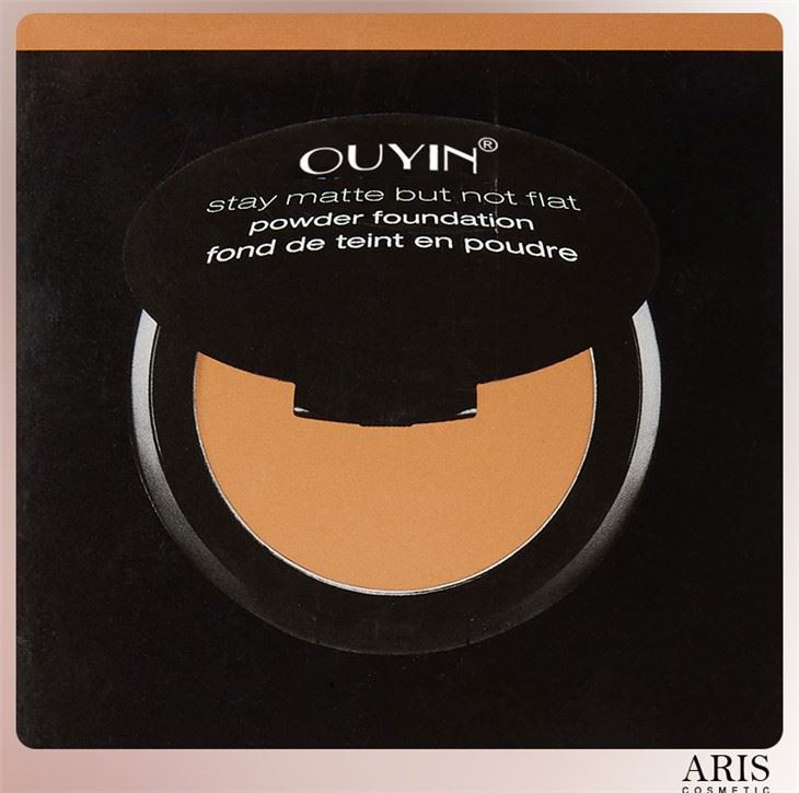 OUYIN Makeup Coverage Lightweight Matte Finish Pressed Powder Foundation